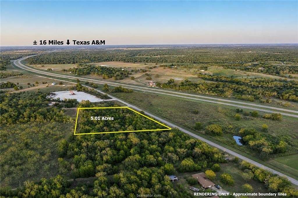 5 Acres of Mixed-Use Land for Sale in Somerville, Texas