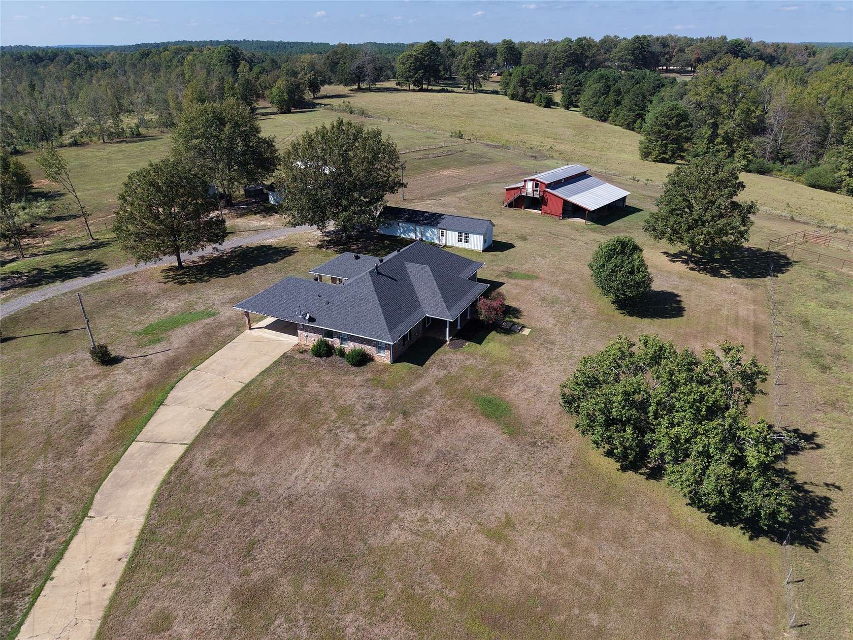 160 Acres of Land with Home for Sale in Vivian, Louisiana
