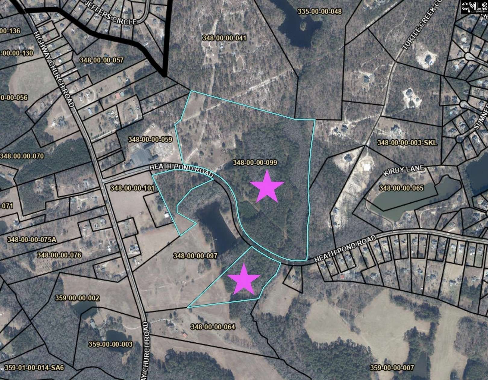 57 Acres of Recreational & Residential Land for Sale in Elgin, South Carolina