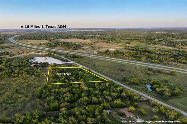 5 Acres of Commercial Land for Sale in Somerville, Texas