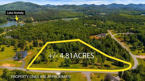 4.8 Acres of Residential Land for Sale in Blairsville, Georgia