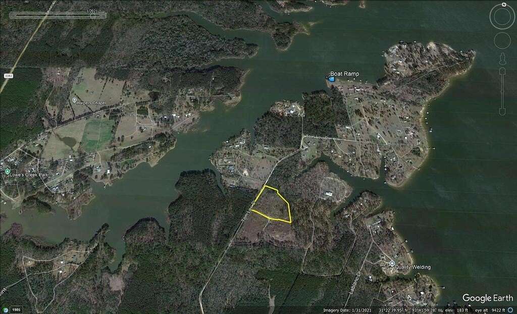 9.4 Acres of Land for Sale in Hemphill, Texas