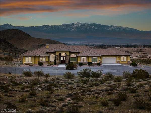 5.62 Acres of Land with Home for Sale in Pahrump, Nevada