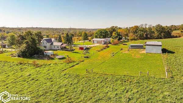 22.1 Acres of Agricultural Land with Home for Sale in Ottumwa, Iowa