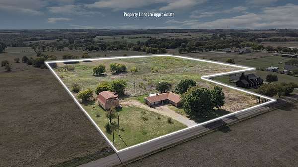 8.7 Acres of Land with Home for Sale in Sherman, Texas