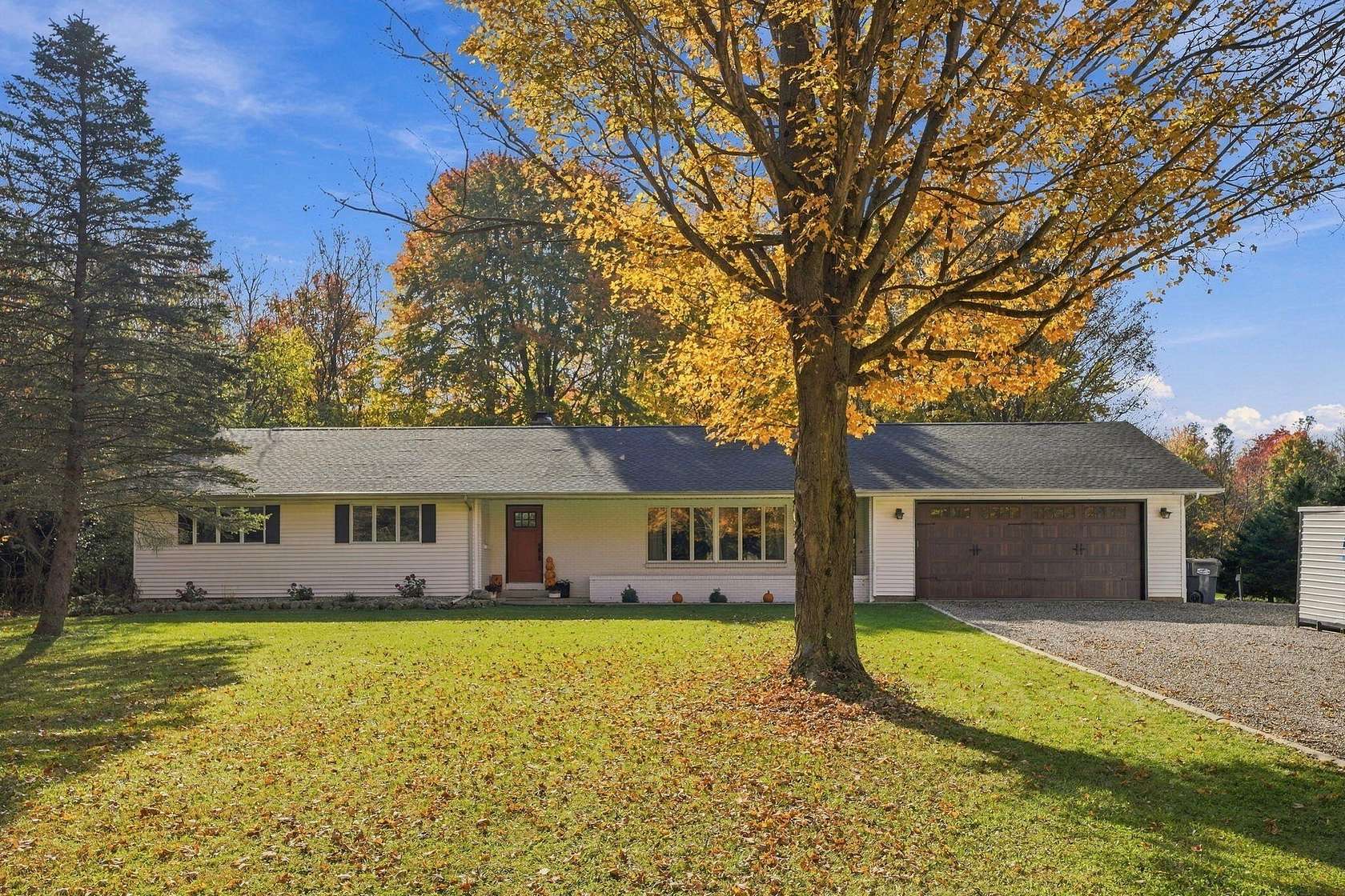 2.5 Acres of Land with Home for Sale in Richland, Michigan