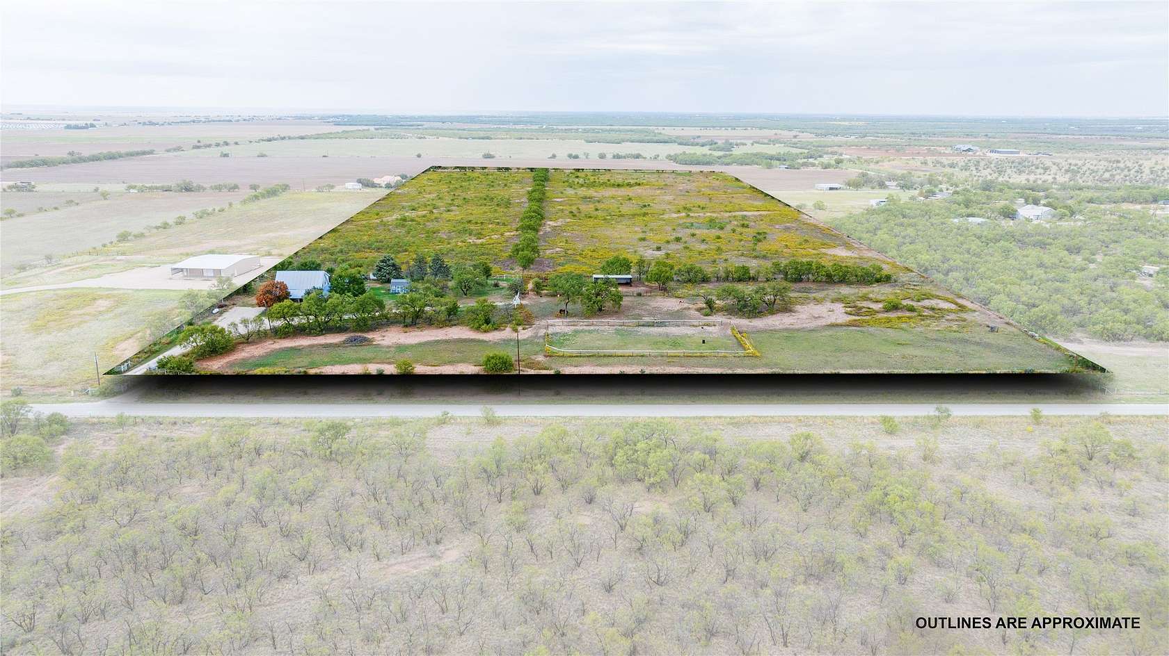 21 Acres of Agricultural Land with Home for Sale in Abilene, Texas