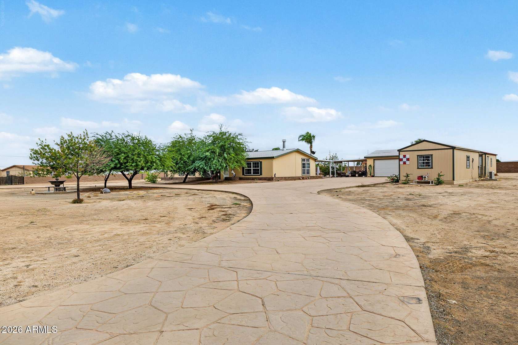 2 Acres of Land with Home for Sale in Maricopa, Arizona
