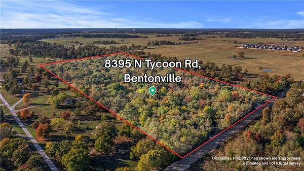 20 Acres of Recreational & Residential Land for Sale in Centerton, Arkansas