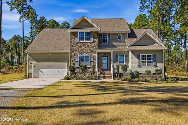 2.66 Acres of Land with Home for Sale in Pinebluff, North Carolina