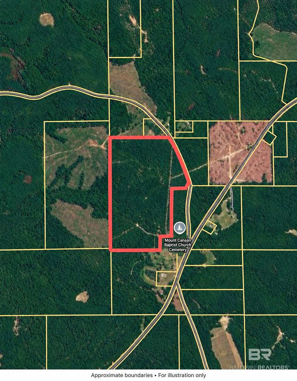 63 Acres of Recreational Land for Sale in Andalusia, Alabama
