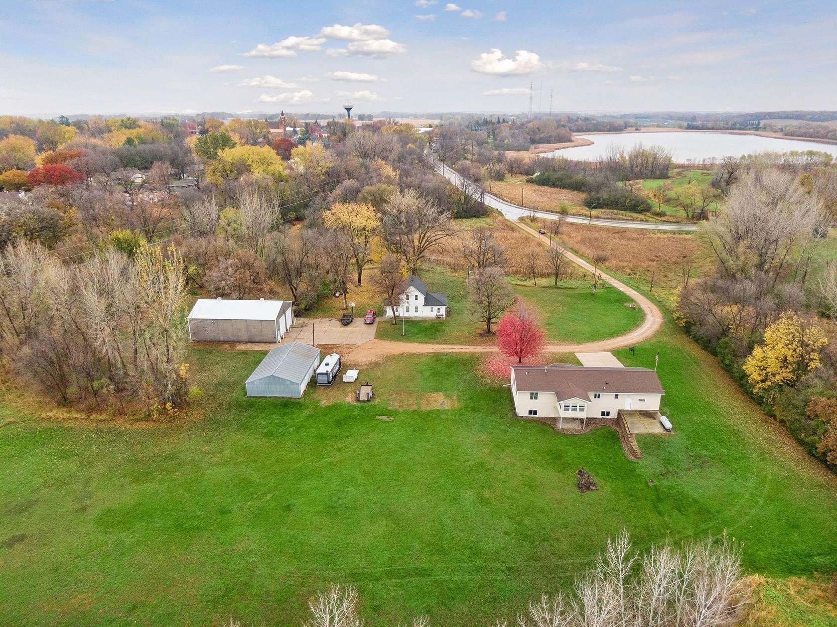 10.3 Acres of Land with Home for Sale in Norwood Young America, Minnesota