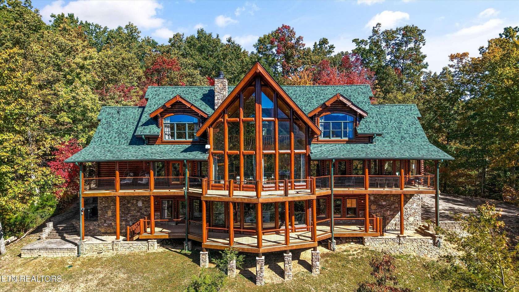4.13 Acres of Land with Home for Sale in Gatlinburg, Tennessee
