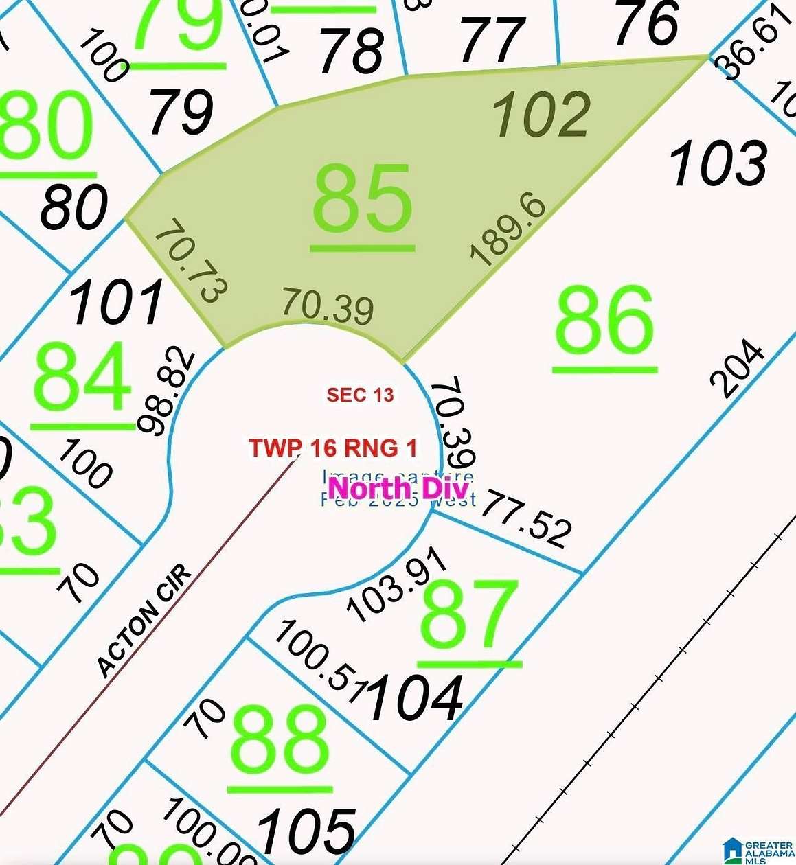 0.42 Acres of Residential Land for Sale in Moody, Alabama