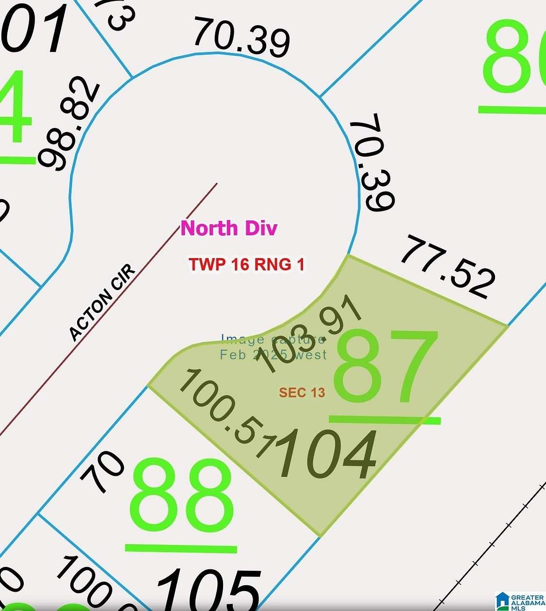 0.19 Acres of Residential Land for Sale in Moody, Alabama