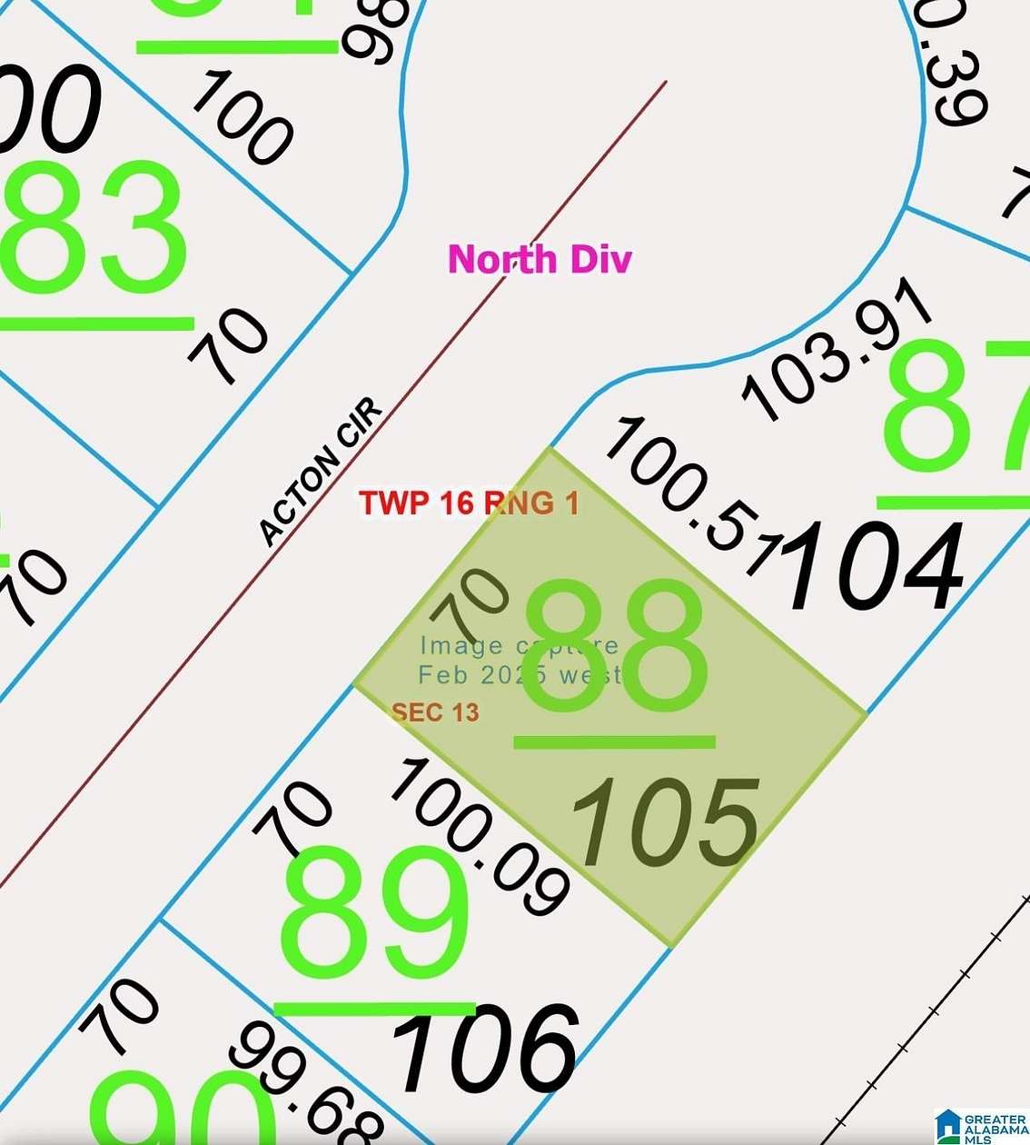 0.16 Acres of Residential Land for Sale in Moody, Alabama