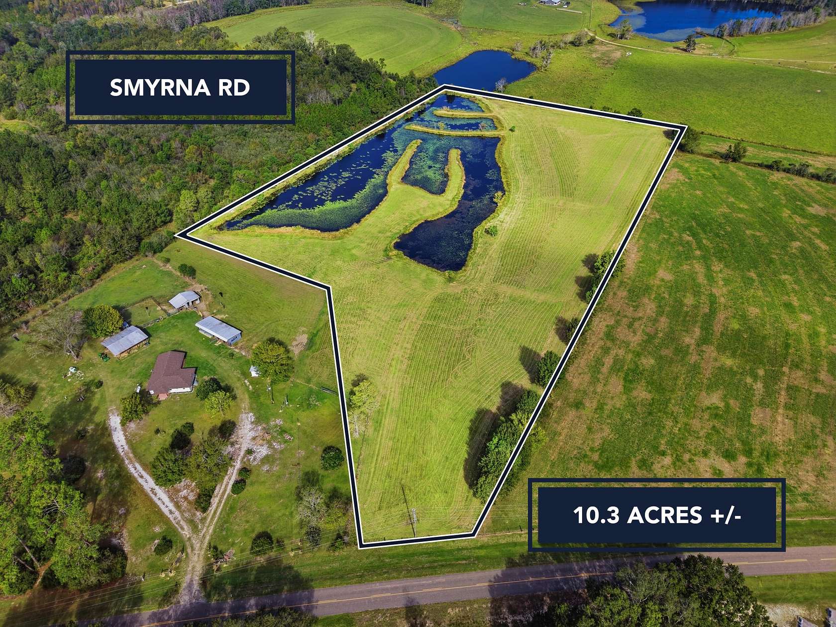 10.3 Acres of Land for Sale in Florala, Alabama