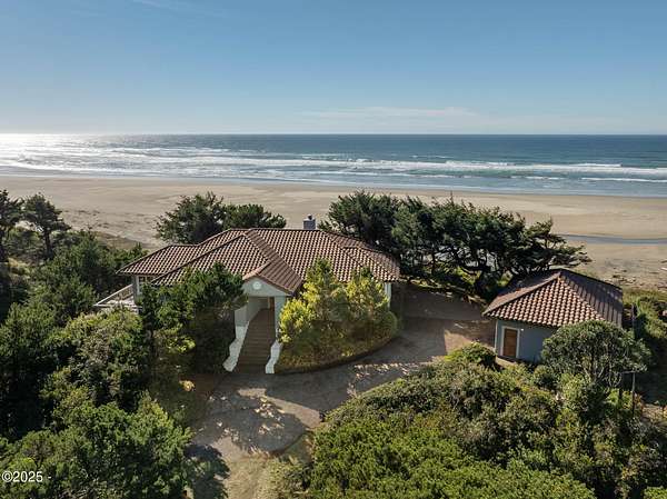 3.15 Acres of Land with Home for Sale in Seal Rock, Oregon