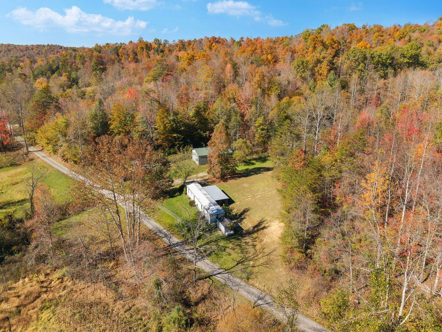 20 Acres of Land with Home for Sale in Hazel Green, Kentucky