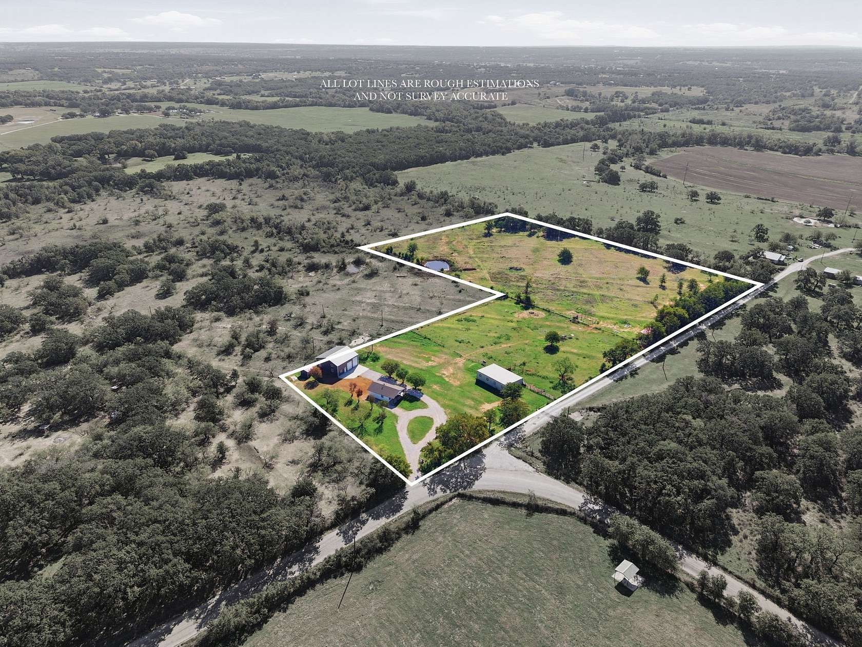 10 Acres of Land with Home for Sale in Paradise, Texas