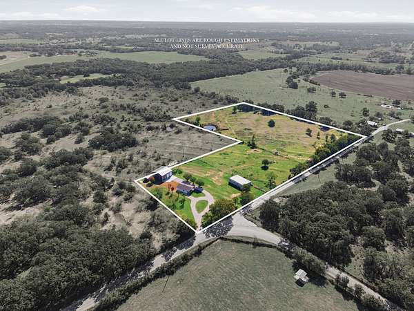 10 Acres of Land with Home for Sale in Paradise, Texas