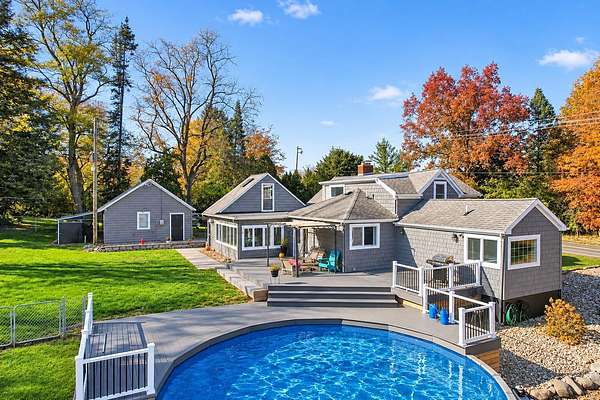 1.64 Acres of Land with Home for Sale in Jackson, Michigan