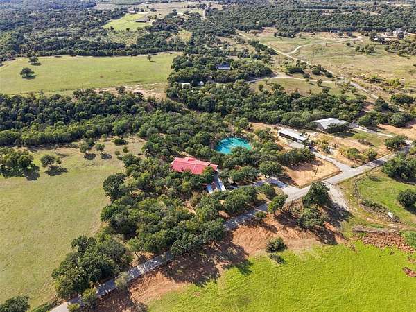6.9 Acres of Land with Home for Sale in Weatherford, Texas