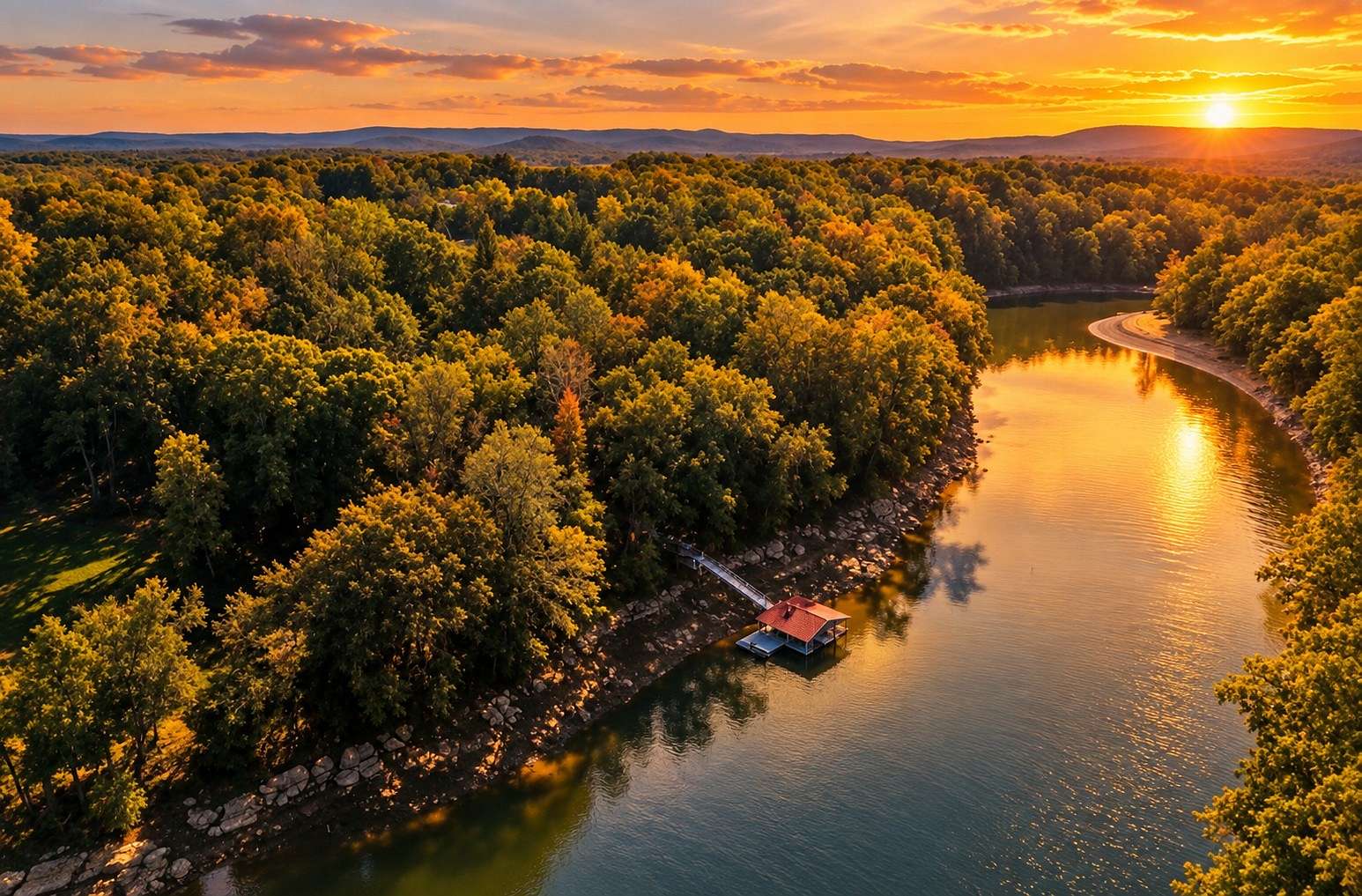 5.4 Acres of Land with Home for Sale in Rock Island, Tennessee