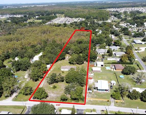 5 Acres of Land with Home for Sale in St. Cloud, Florida