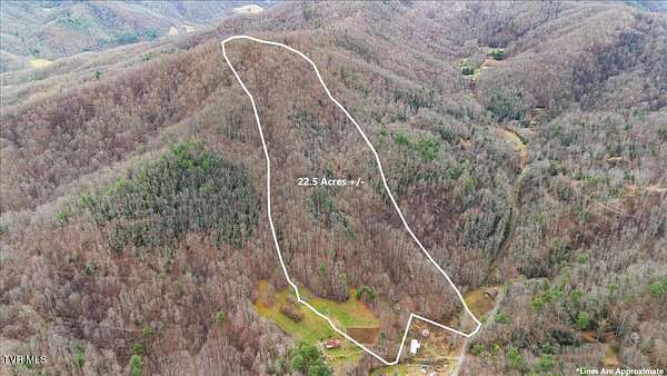 22.5 Acres of Land for Sale in Flag Pond, Tennessee