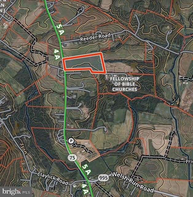 21.5 Acres of Commercial Land for Sale in Mercersburg, Pennsylvania