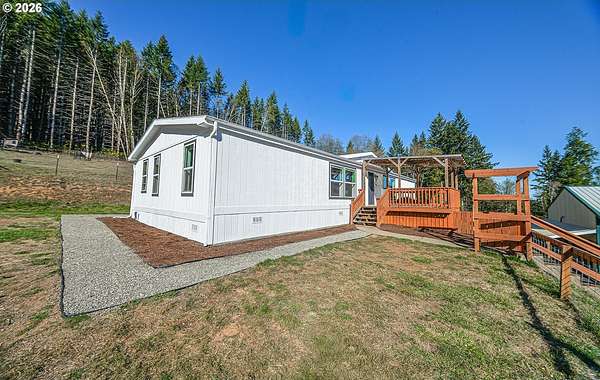 4.5 Acres of Land with Home for Sale in Rainier, Oregon