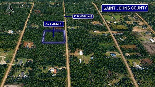 2.27 Acres of Residential Land for Sale in Hastings, Florida
