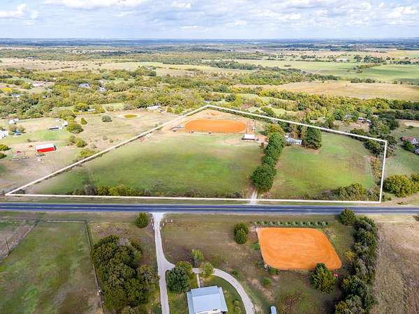15 Acres of Land with Home for Sale in Cleburne, Texas