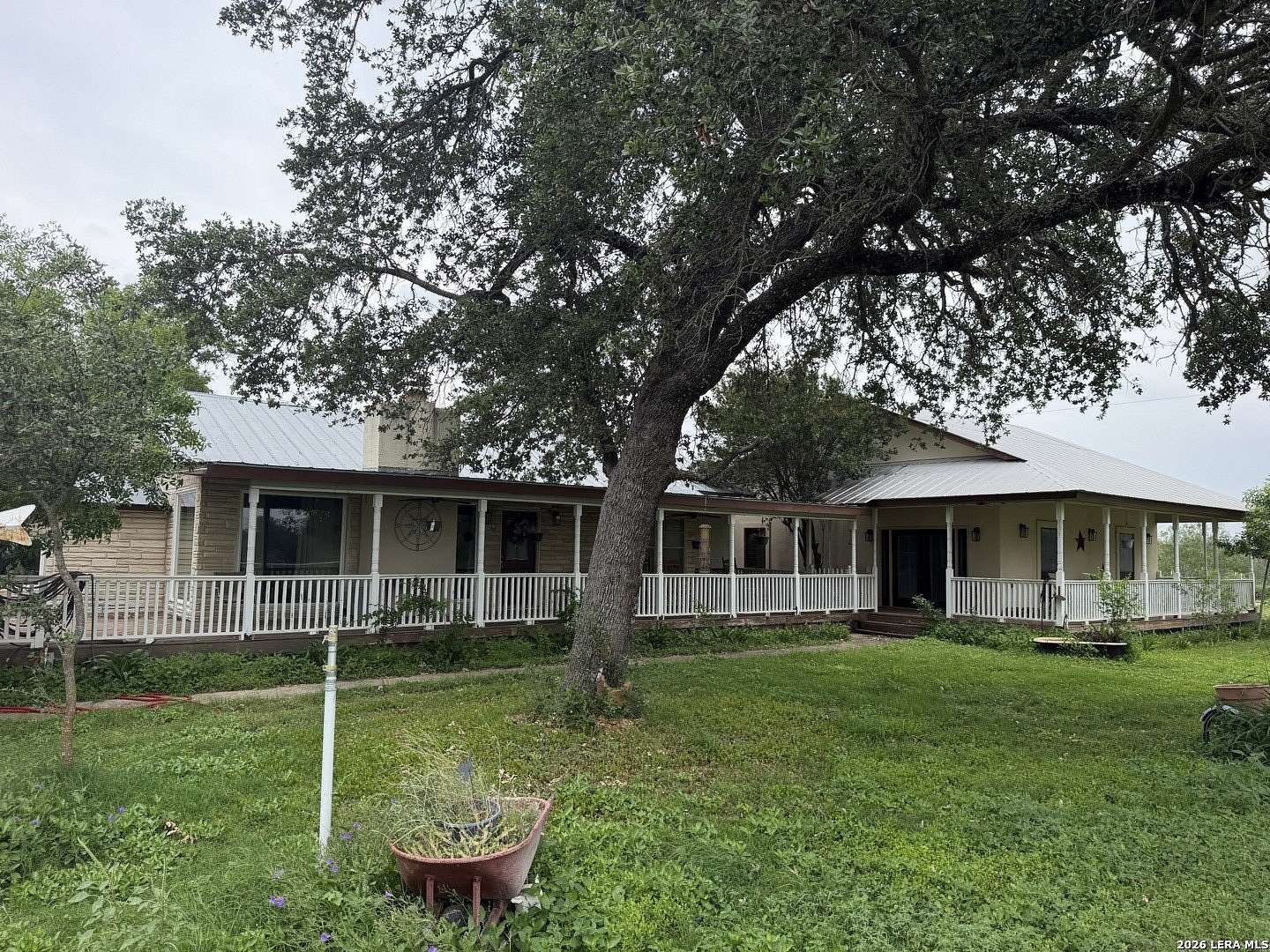 120 Acres of Land with Home for Sale in Devine, Texas