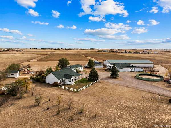 19.4 Acres of Land with Home for Sale in Bennett, Colorado