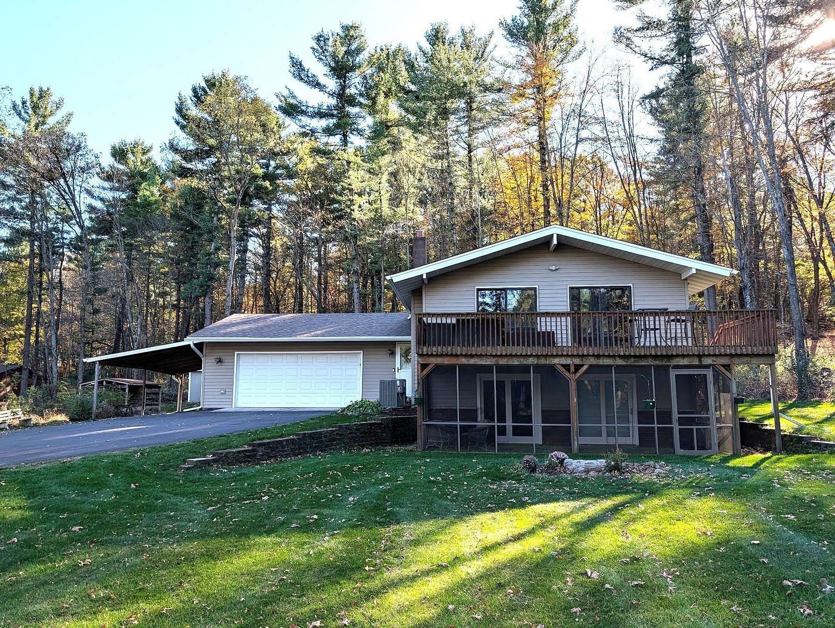 5.5 Acres of Land with Home for Sale in Eau Claire, Wisconsin