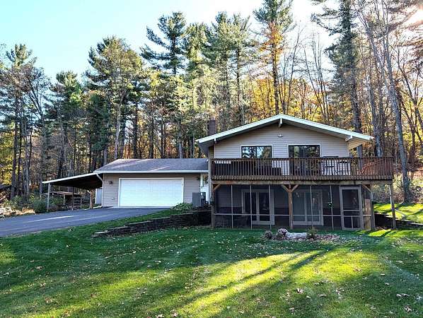 5.5 Acres of Land with Home for Sale in Eau Claire, Wisconsin