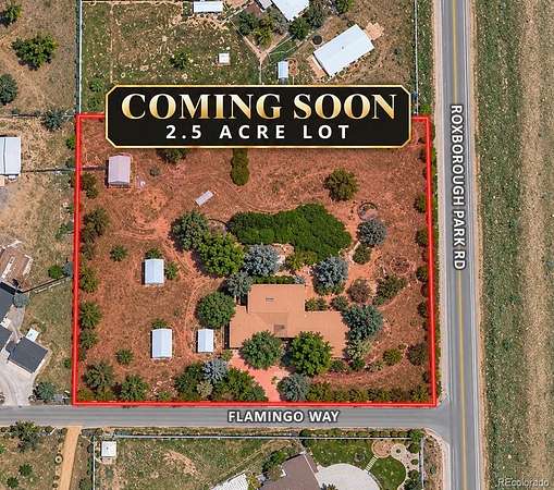 2.5 Acres of Land with Home for Sale in Littleton, Colorado