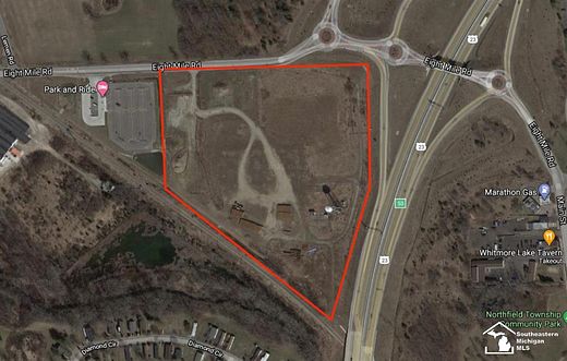 19 Acres of Commercial Land for Sale in Whitmore Lake, Michigan