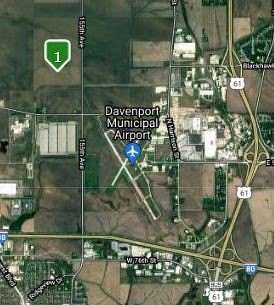60 Acres of Agricultural Land for Sale in Davenport, Iowa