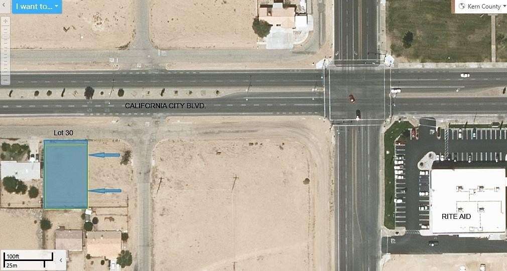 0.22 Acres of Commercial Land for Sale in California City, California