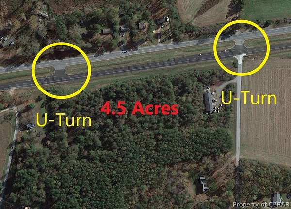 4.5 Acres of Commercial Land for Sale in Gloucester, Virginia