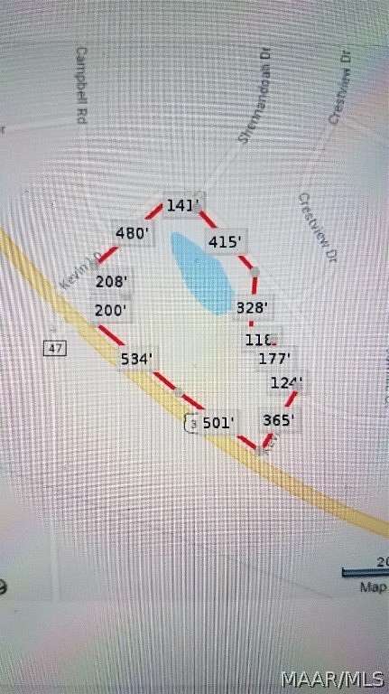 17 Acres of Commercial Land for Sale in Clanton, Alabama