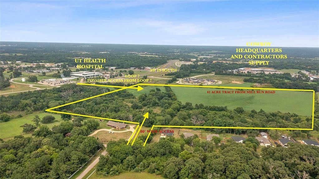 41.1 Acres of Land for Sale in Athens, Texas