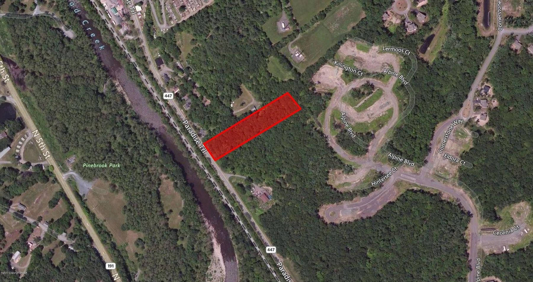 2.8 Acres of Commercial Land for Sale in East Stroudsburg, Pennsylvania
