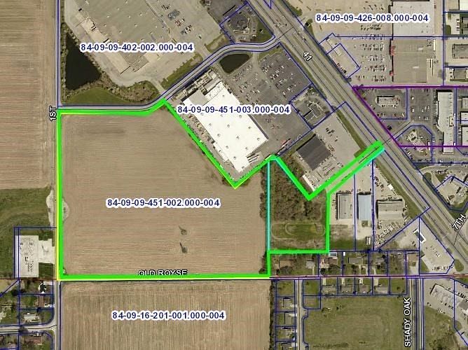 30.4 Acres of Commercial Land for Sale in Terre Haute, Indiana