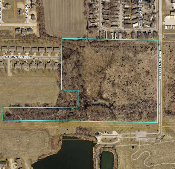 22.3 Acres of Agricultural Land for Sale in O'Fallon, Illinois