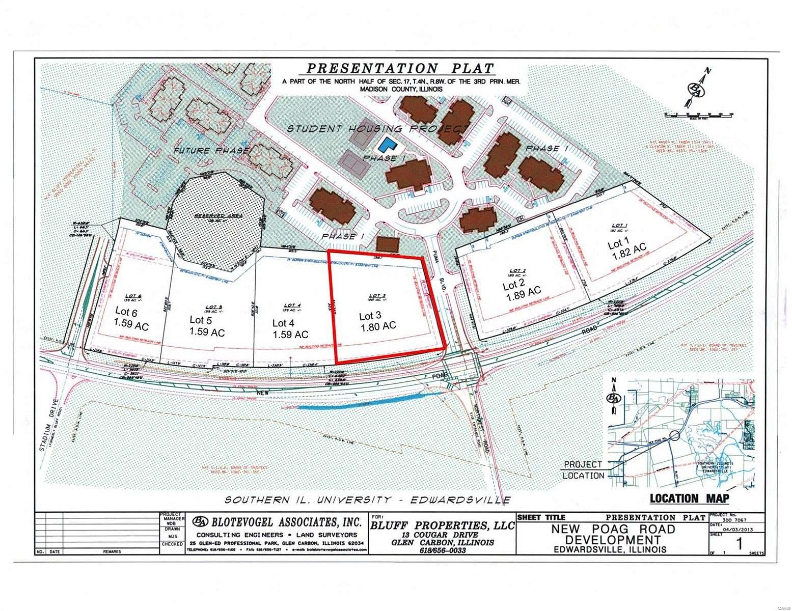 1.8 Acres of Commercial Land for Sale in Edwardsville, Illinois