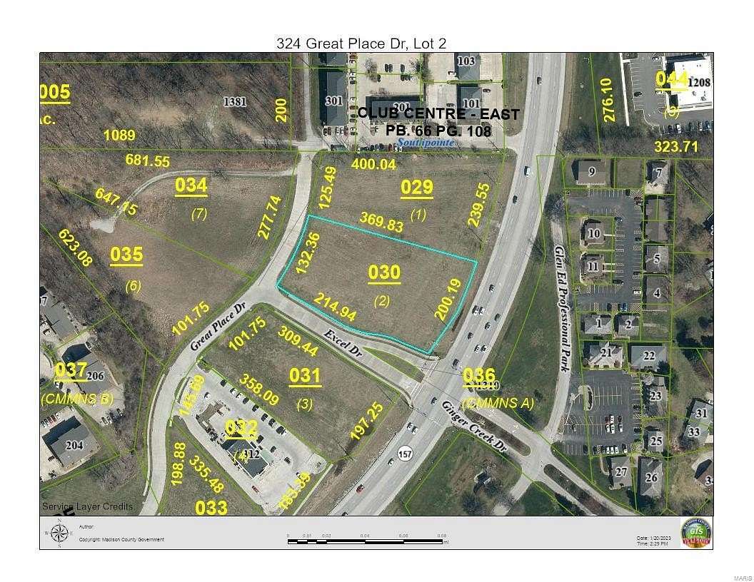 1.63 Acres of Commercial Land for Sale in Edwardsville, Illinois